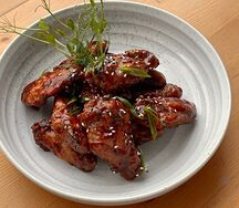 Глазированные куриные крылья