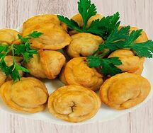 Пельмени жаренные
