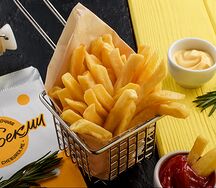 Картофельные дольки маленькие