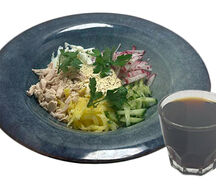 Окрошка куриная