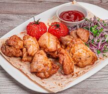 Шашлык из филе куриных бедрышек