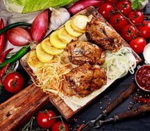 Мясной ланч с курицей