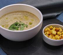 Суп-пюре с белыми грибами