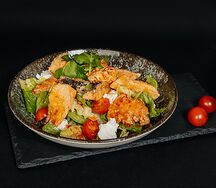 Салат с баклажаном и фета