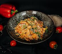 Тяхан с курицей