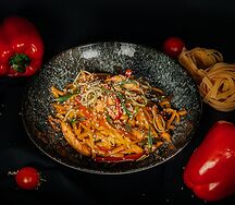 Удон с курицей
