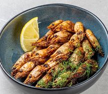 Креветки жареные