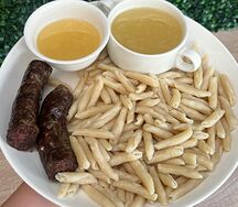 Галнаш с сушеной колбасой 