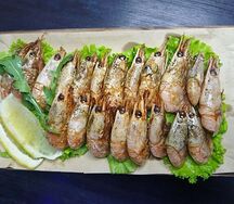 Креветки жареные