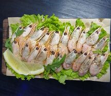 Креветки отварные