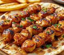 Шашлык из куриного филе