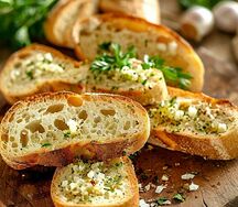 Багет с чесноком