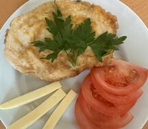 Куриная отбивная в кляре с сыром