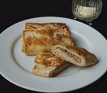 Блинчики с мясом