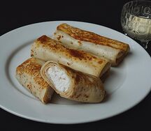 Блинчики с творогом