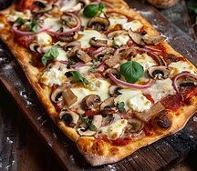 Римская пицца Грибная
