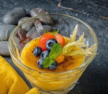 Крем-брюле с маракуйей