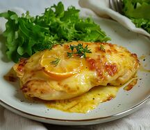 Куриная грудка с апельсином