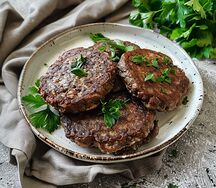 Оладьи из говяжьей печени