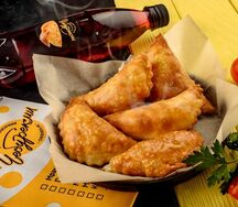 Чебурекми с мраморной говядиной