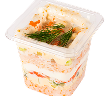 Трайфл с крабом