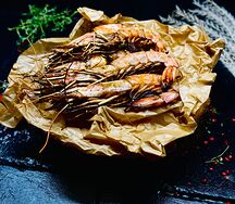 Лангустины на гриле