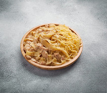 Паста Феттуччине с курицей