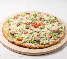 Пицца Цезарь с курицей