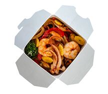 Лапша с морепродуктами