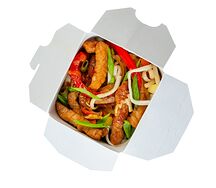 Лапша со свининой и овощами