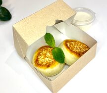 Сырники со сметаной 