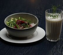 Окрошка с ростбифом