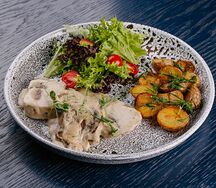 Треска паровая с беби-овощами