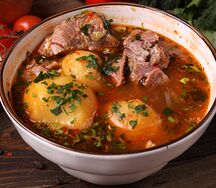 Хашлама с говядиной