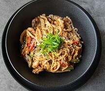 Удон с морепродуктами