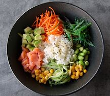 Поке с лососем