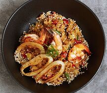 Рис с морепродуктами