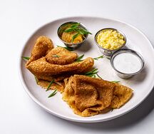 Блины с икрой щуки