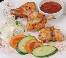 Шашлык из бедра и голени курицы