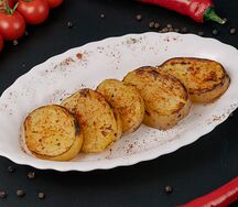 Печеный картофель на углях