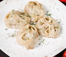 Манты домашние с говядиной