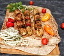 Шашлык из куриного филе