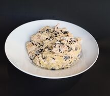 Паста с курицей и грибами