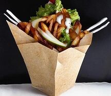 Мясо с овощами в коробочке Уточка
