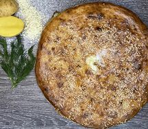 Осетинский пирог с картофелем
