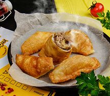 С говядиной и свининой