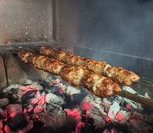 Люля-кебаб из говядины и баранины