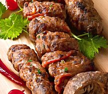 Шашлык из люля-кебаб Курочка Армянская кухня