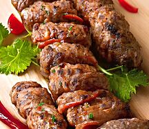 Шашлык из люля-кебаб Говядинка Армянская кухня