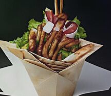 Шаур-бокс по-армянски с грибочками